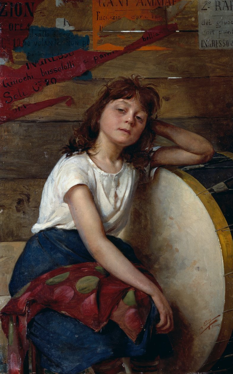 O andarilho de corda bamba, de Cipriano Cei (1864-1922) de Cipriano Cei