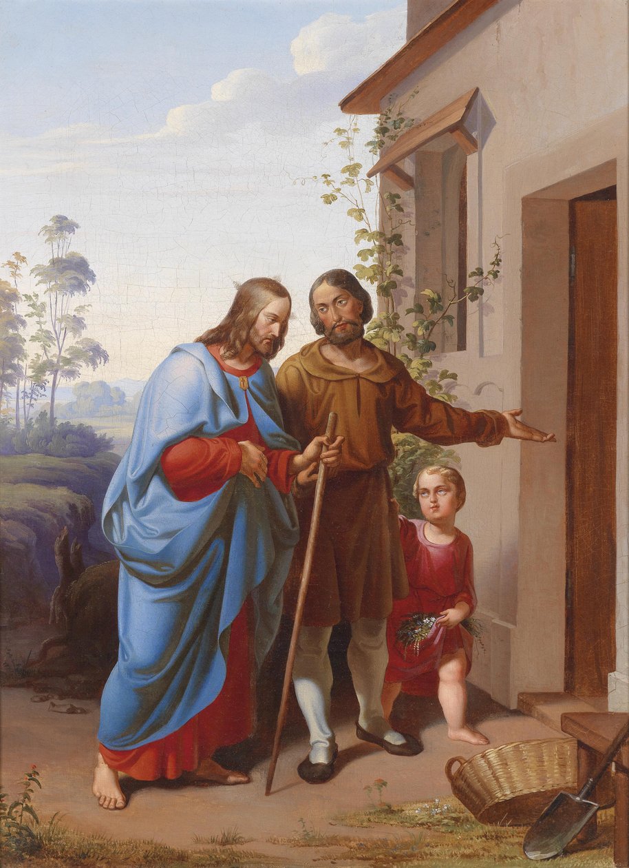 Cristo é bem vindo de Circle of Eduard von Engerth