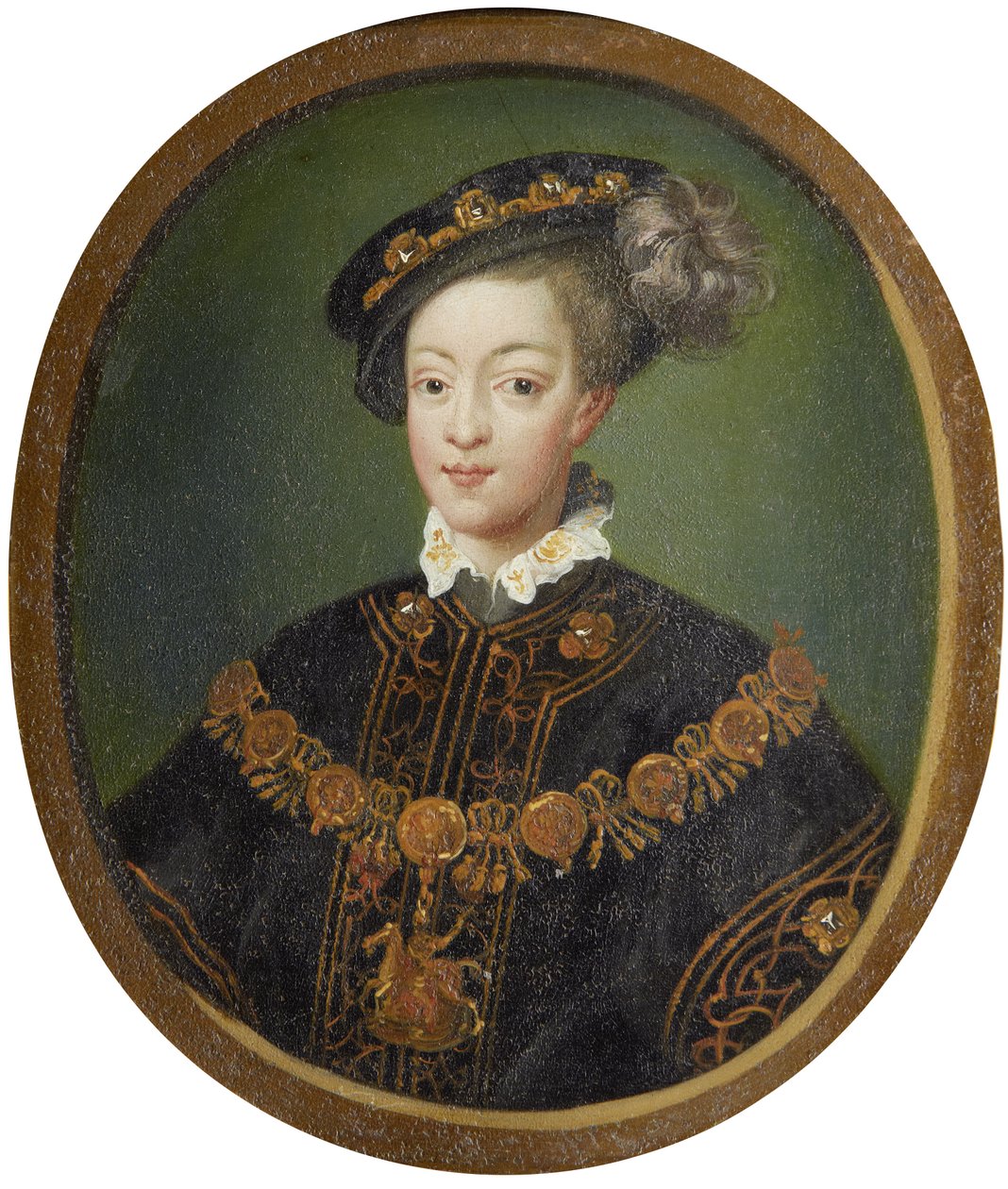 Retrato de Edward VI de Circle of Isaac Oliver