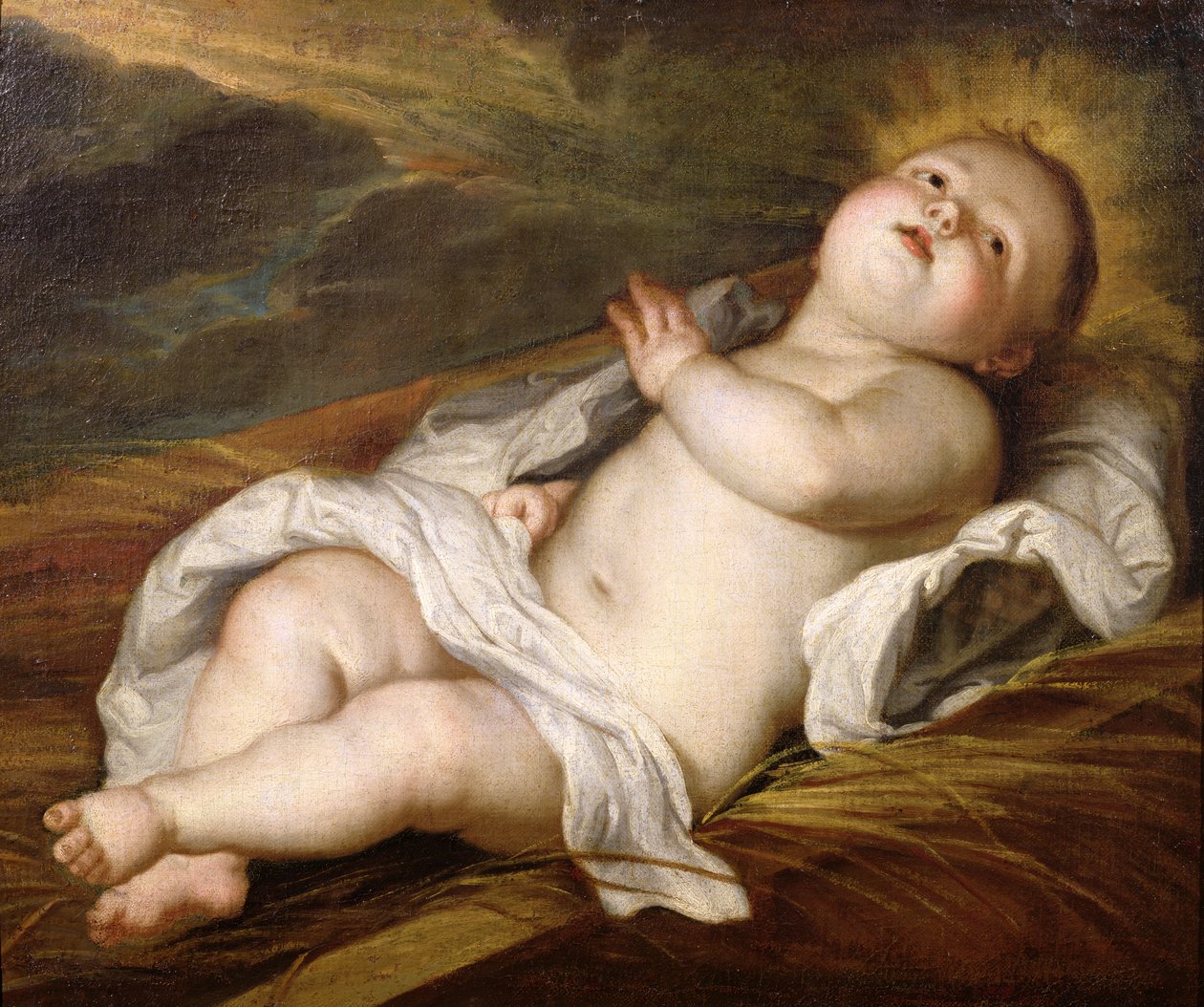 Christ infantil de Circle of Anthony van Dyck