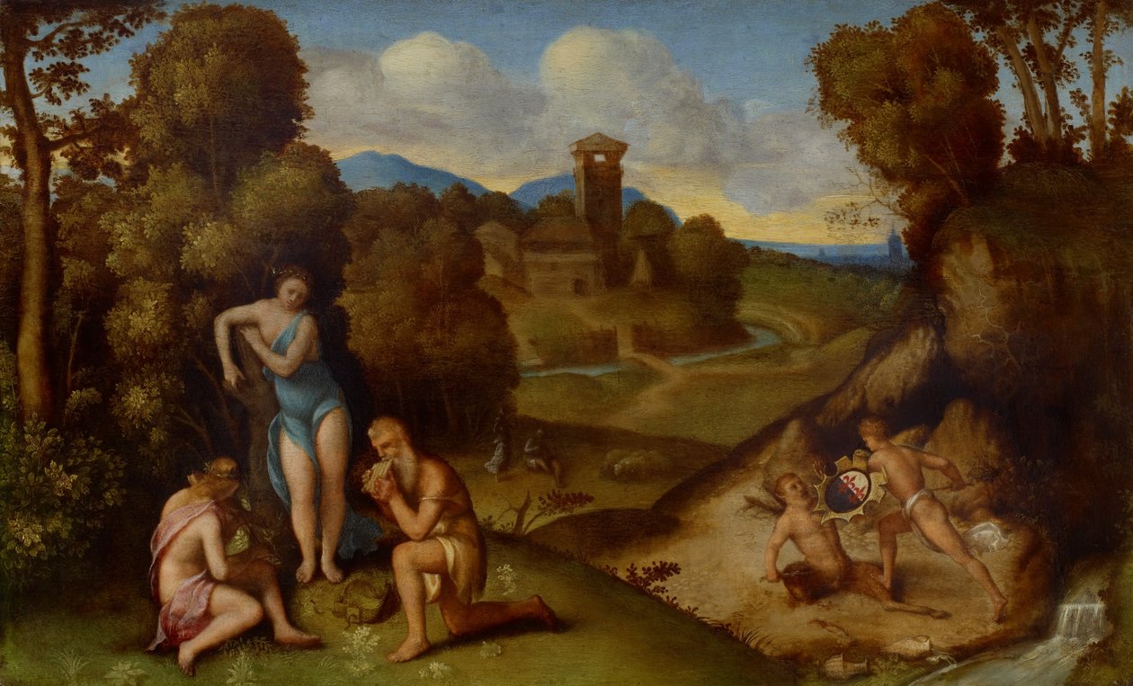 Alegoria de circle of Giorgione