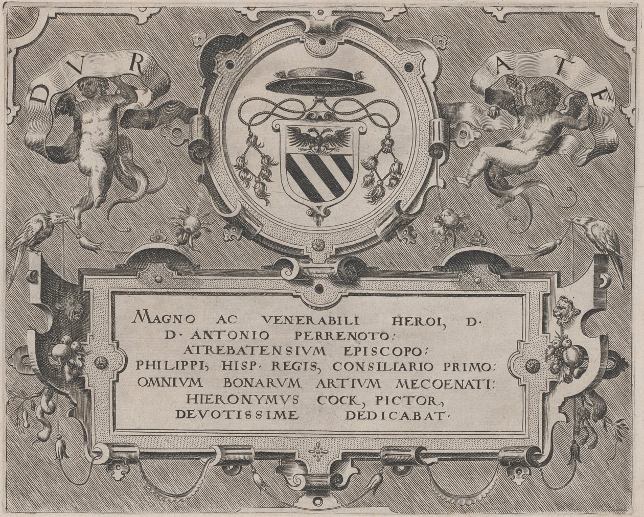 Dedicação de Circle of Lucas van Doetechum and Johannes
