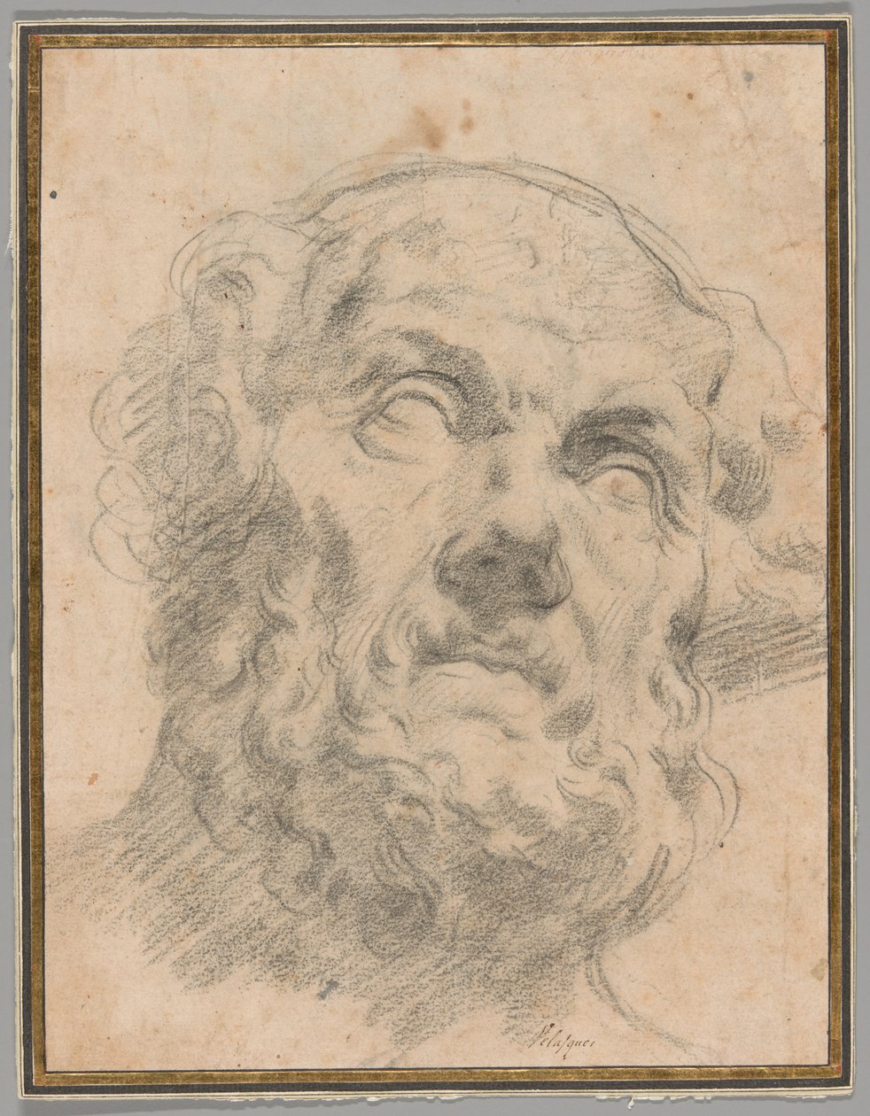 Cabeça de um velho, possivelmente Sêneca de Circle of Peter Paul Rubens