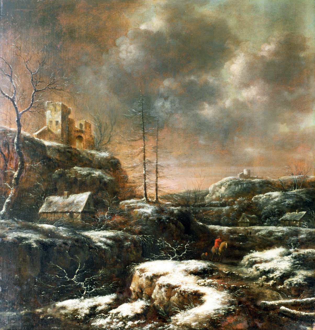 Cena de inverno de Claes Molenaer