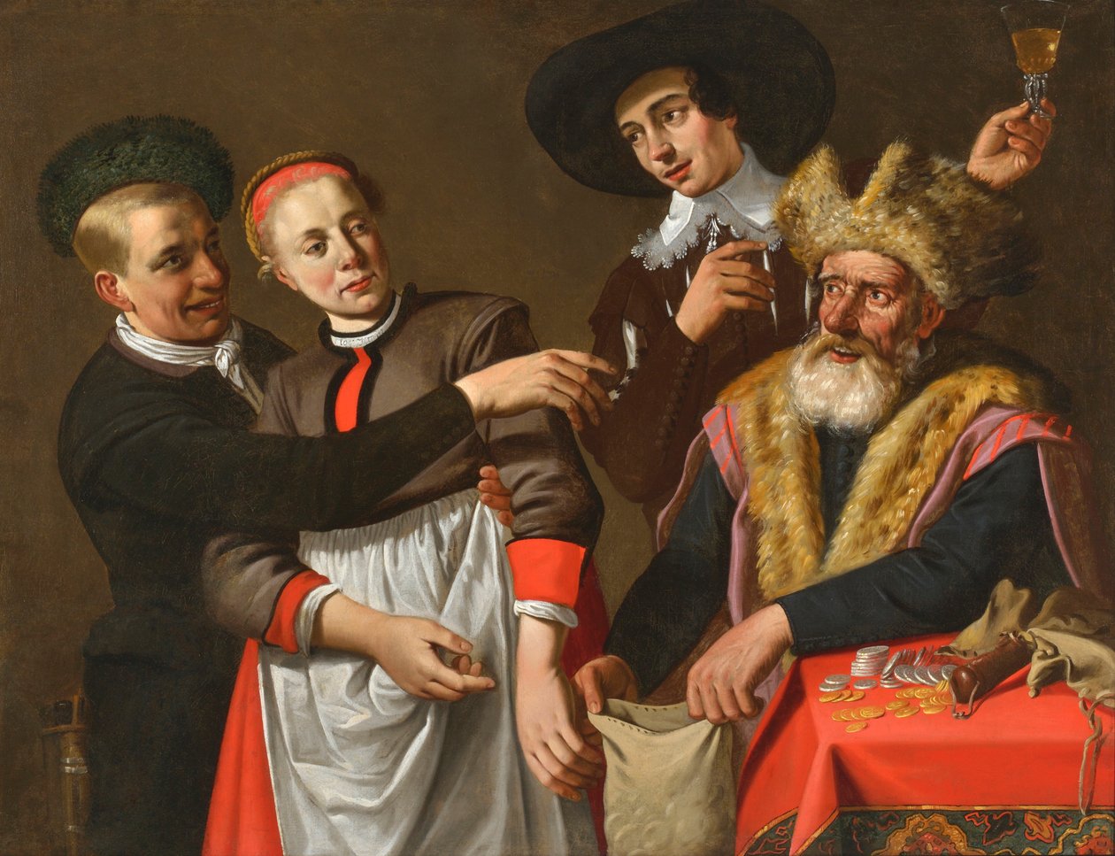 Rivais, primeira metade do século XVII.. de Claes Cornelisz. Moeyaert