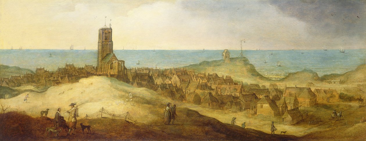 Vista, egmond, abadia de Claes Jacobsz van der Heck