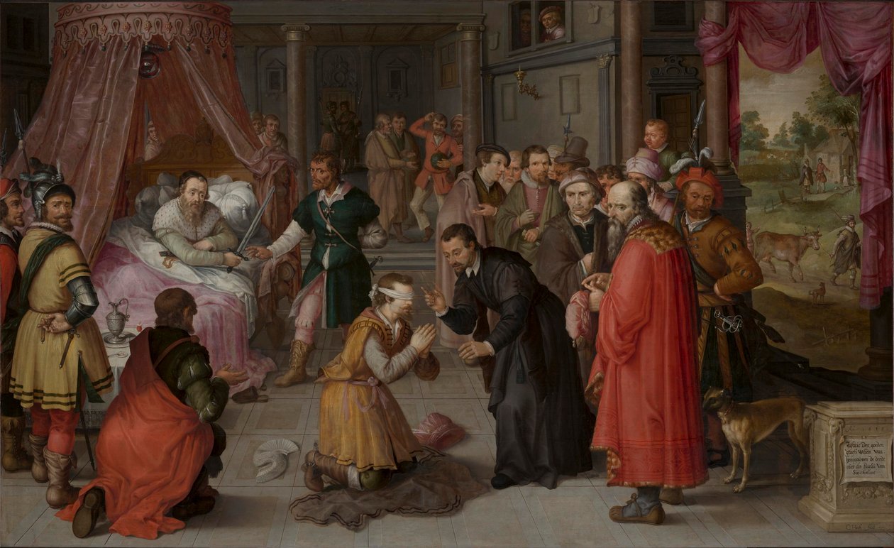 A Justiça de Guilherme III, Conde da Holanda por Claes Jacobsz. van der Heck Stedelijk Museum Alkmaar 021015 de Claes Jacobsz van der Heck