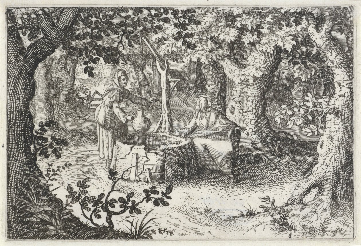Cristo e a Mulher Samaritana de Claes Jansz. Visscher (II)