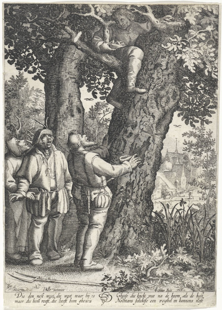 Birdcatcher de Claes Jansz. Visscher (II)