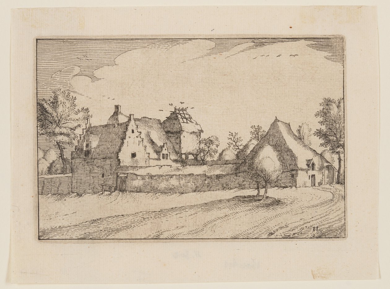 Uma quinta murada de Claes Jansz. Visscher