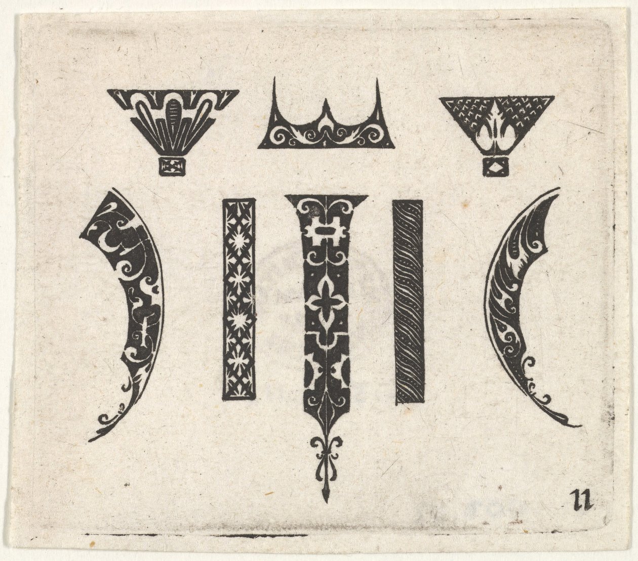 Impressão em Blackwork com Oito Motivos, ca. 1620 de Claes Jansz Visscher