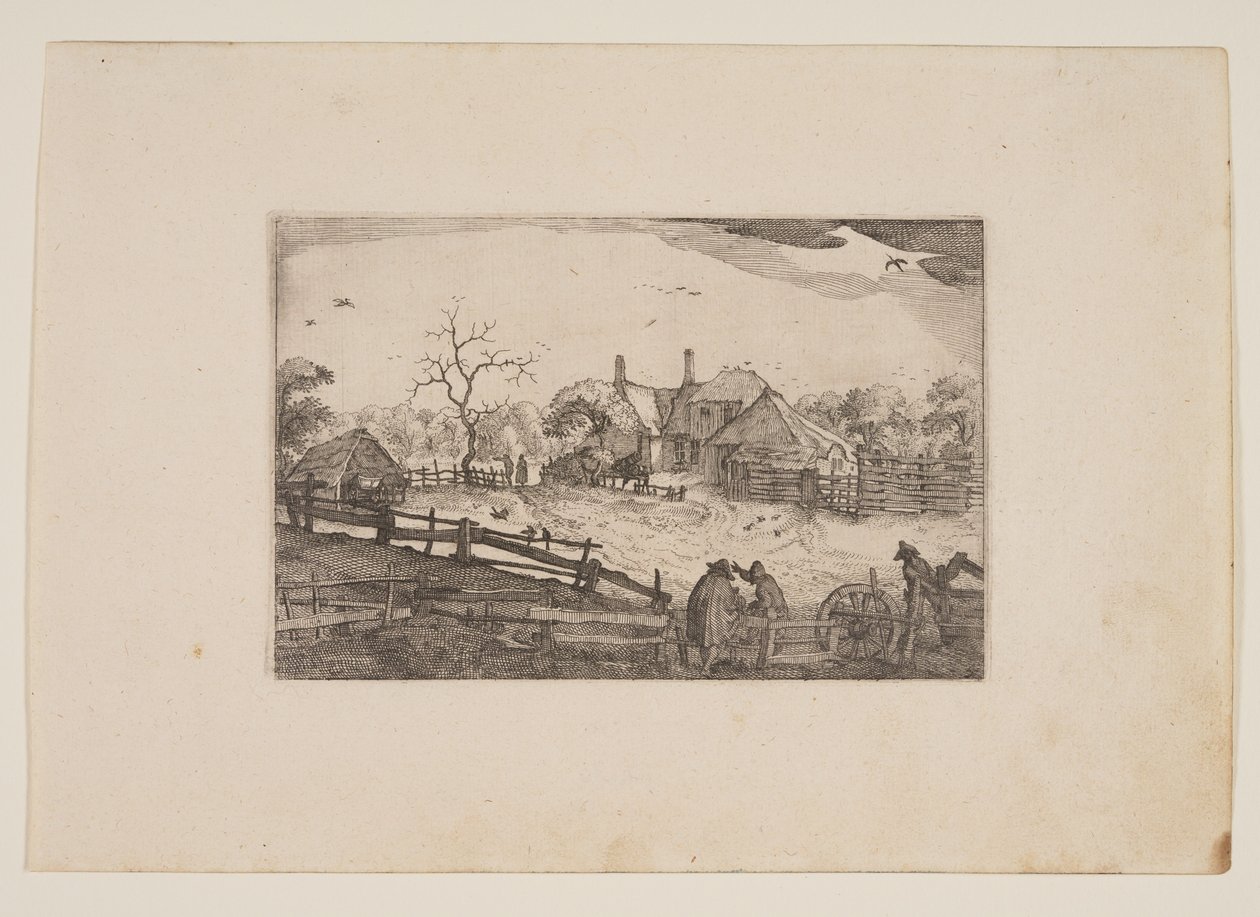 Pousada do Pai, a partir de vistas nos arredores de Haarlem (Plaisante Plaetsen) de Claes Jansz. Visscher