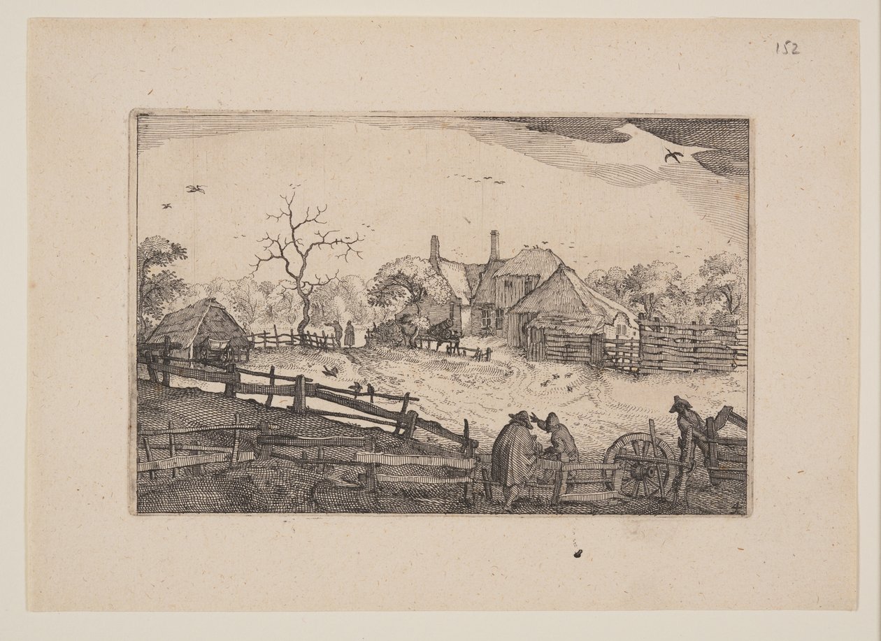Pousada do Pai, a partir de vistas nos arredores de Haarlem (Plaisante Plaetsen) de Claes Jansz. Visscher