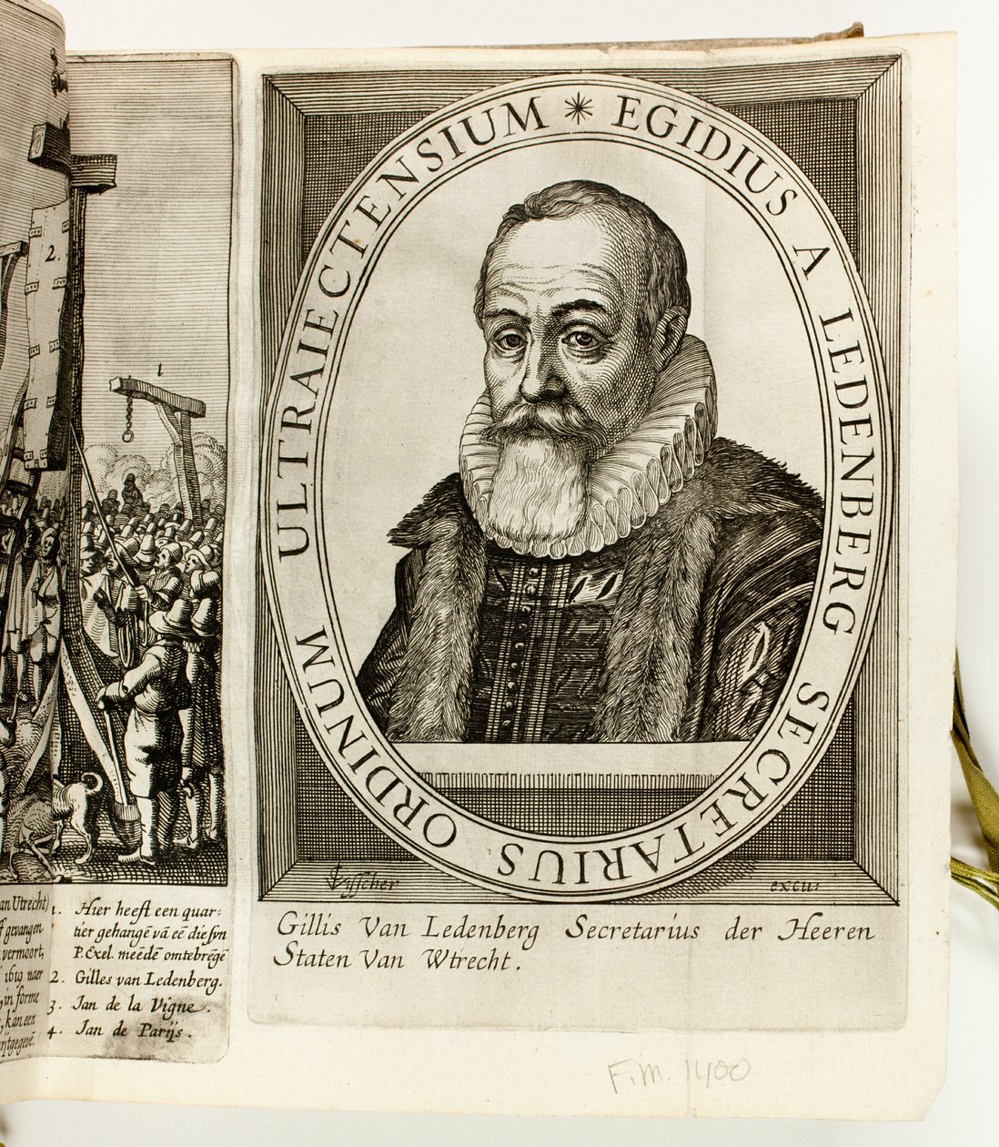 Álbum de gravuras e panfletos políticos neerlandeses sobre o Príncipe Maurício de Orange e Johan van Oldenbarnevelt de Claes Jansz. Visscher II