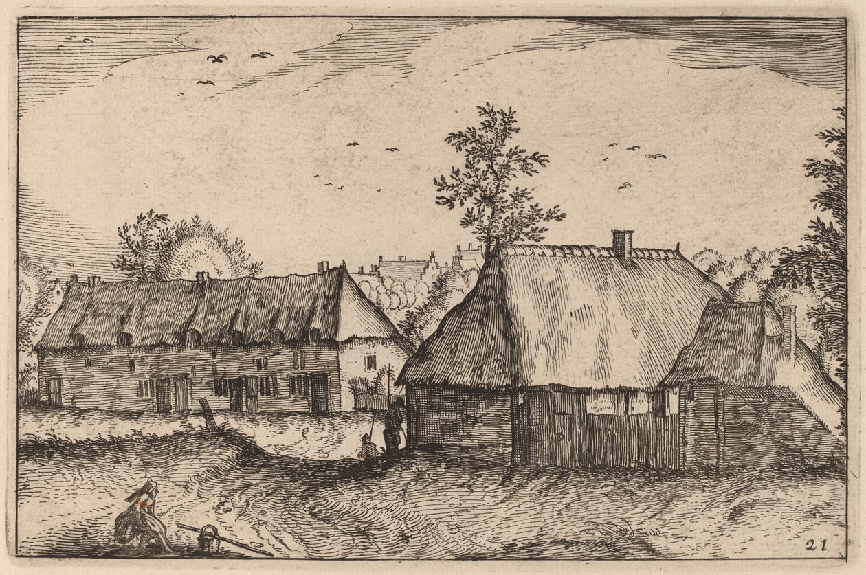Galpões Grandes de Claes Jansz Visscher after Johannes van Doetechum, the Elder after Lucas