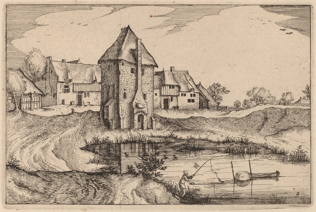 A Lagoa de Claes Jansz Visscher after Johannes van Doetechum, the Elder after Lucas