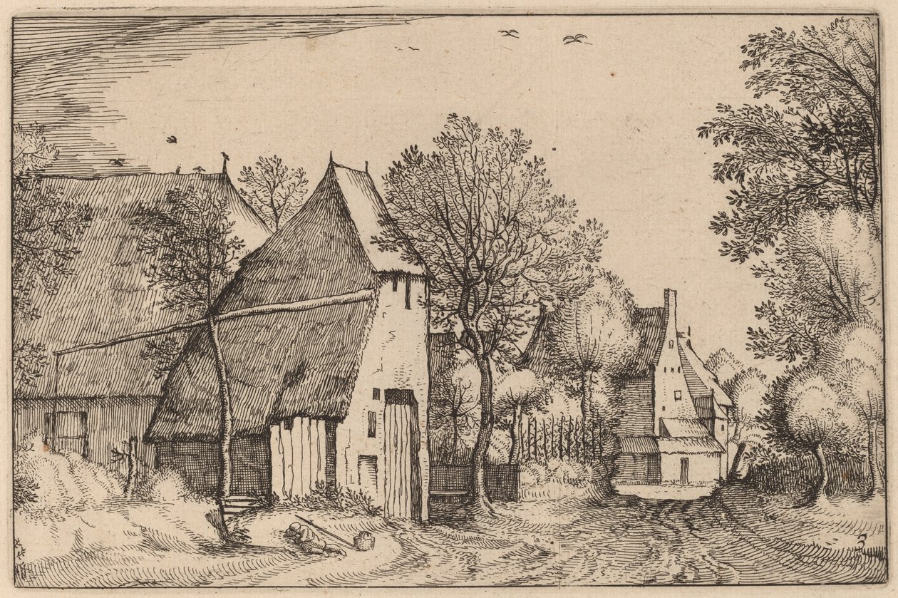 Estrada da Vila de Claes Jansz Visscher after Johannes van Doetechum, the Elder after Lucas
