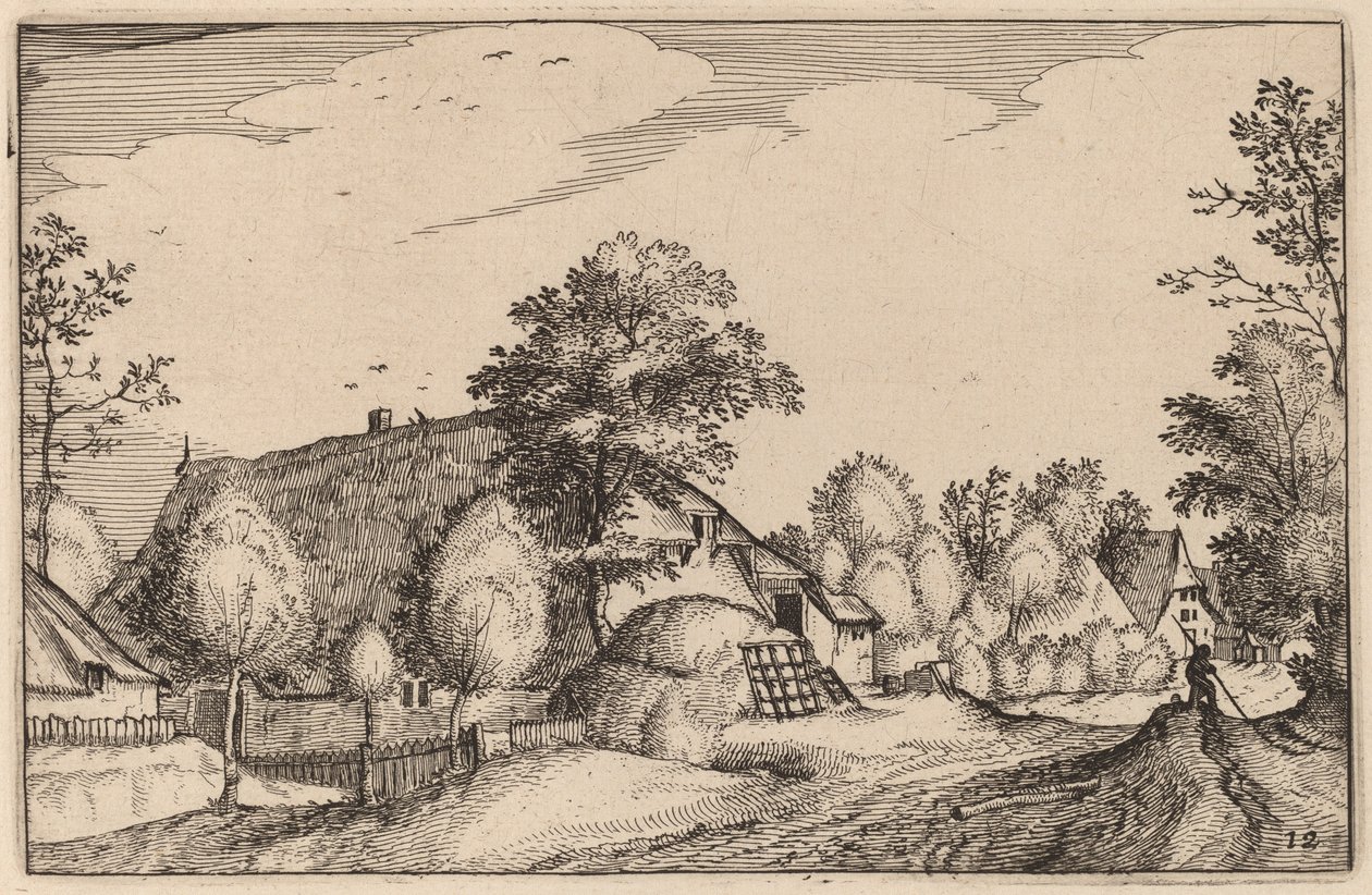 Estrada da Vila de Claes Jansz Visscher after Lucas van Doetechum after Master of the Small Landscapes after Johannes