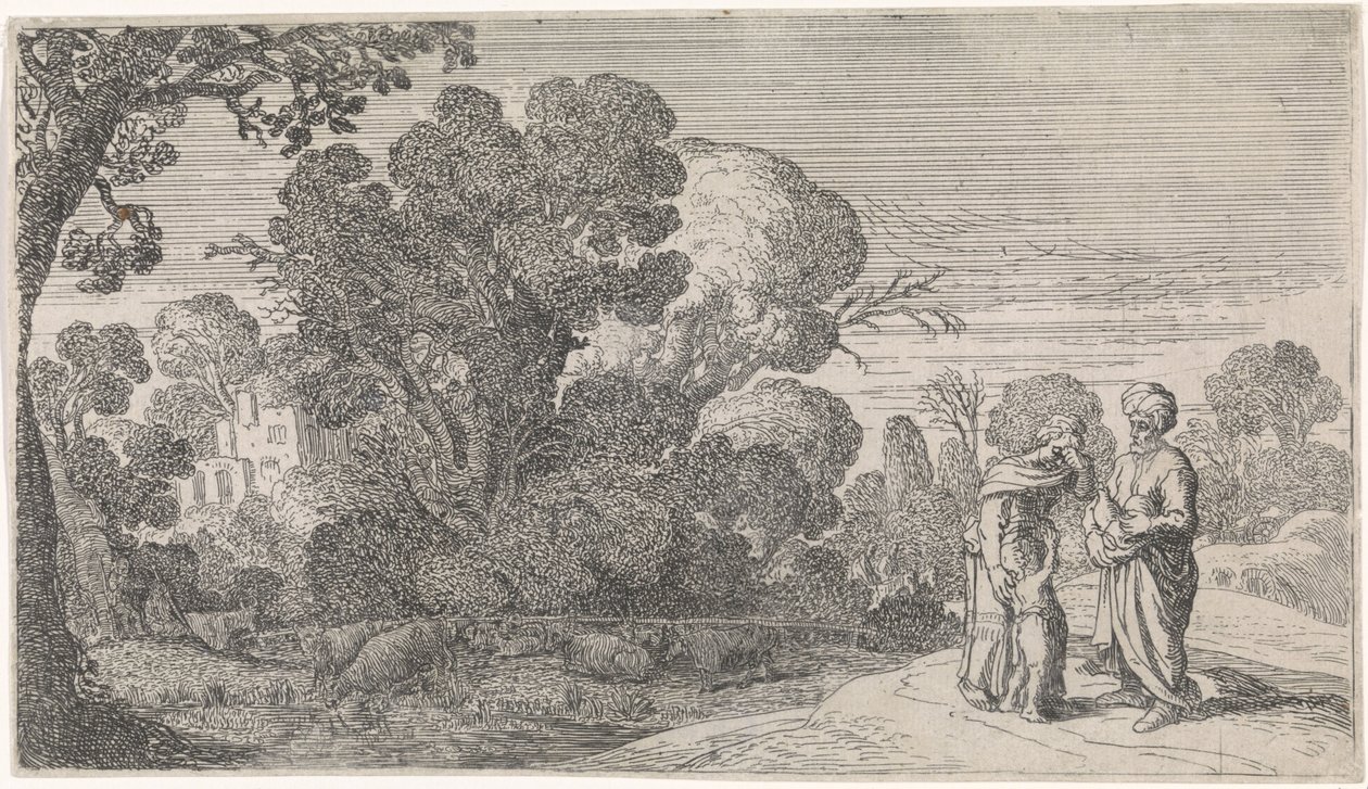 Expulsão de Hagar e Ishmael
História de Abraão (título da série) de Claes Moeyaert