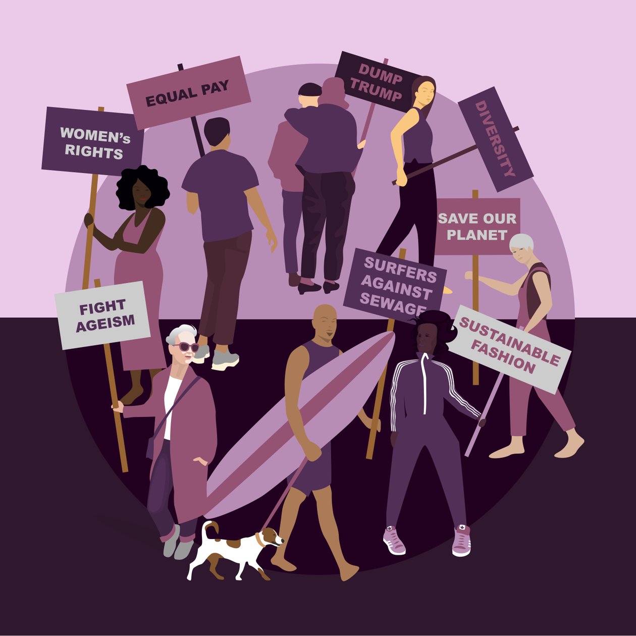 Campaigers de Claire Huntley
