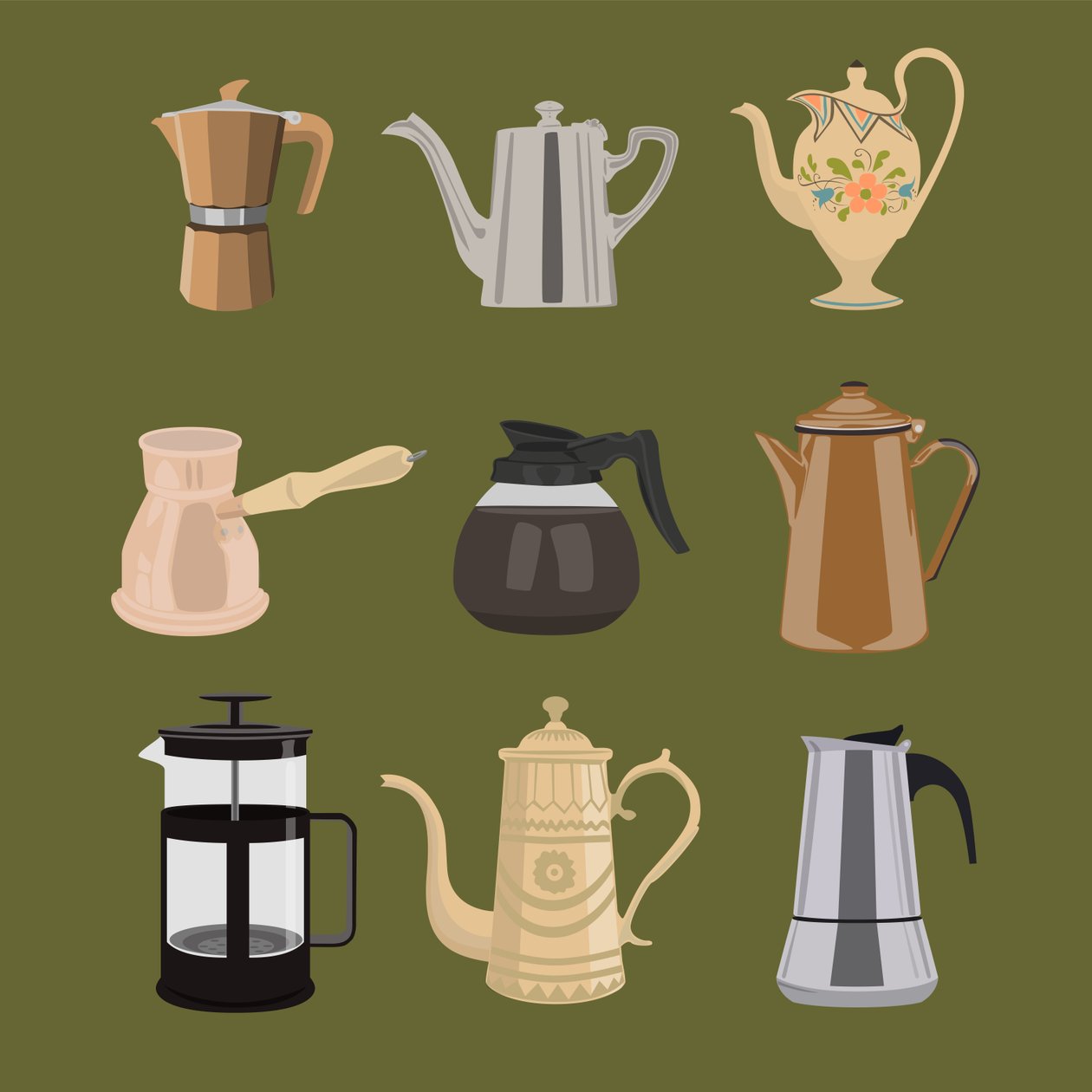 Potes de café de Claire Huntley