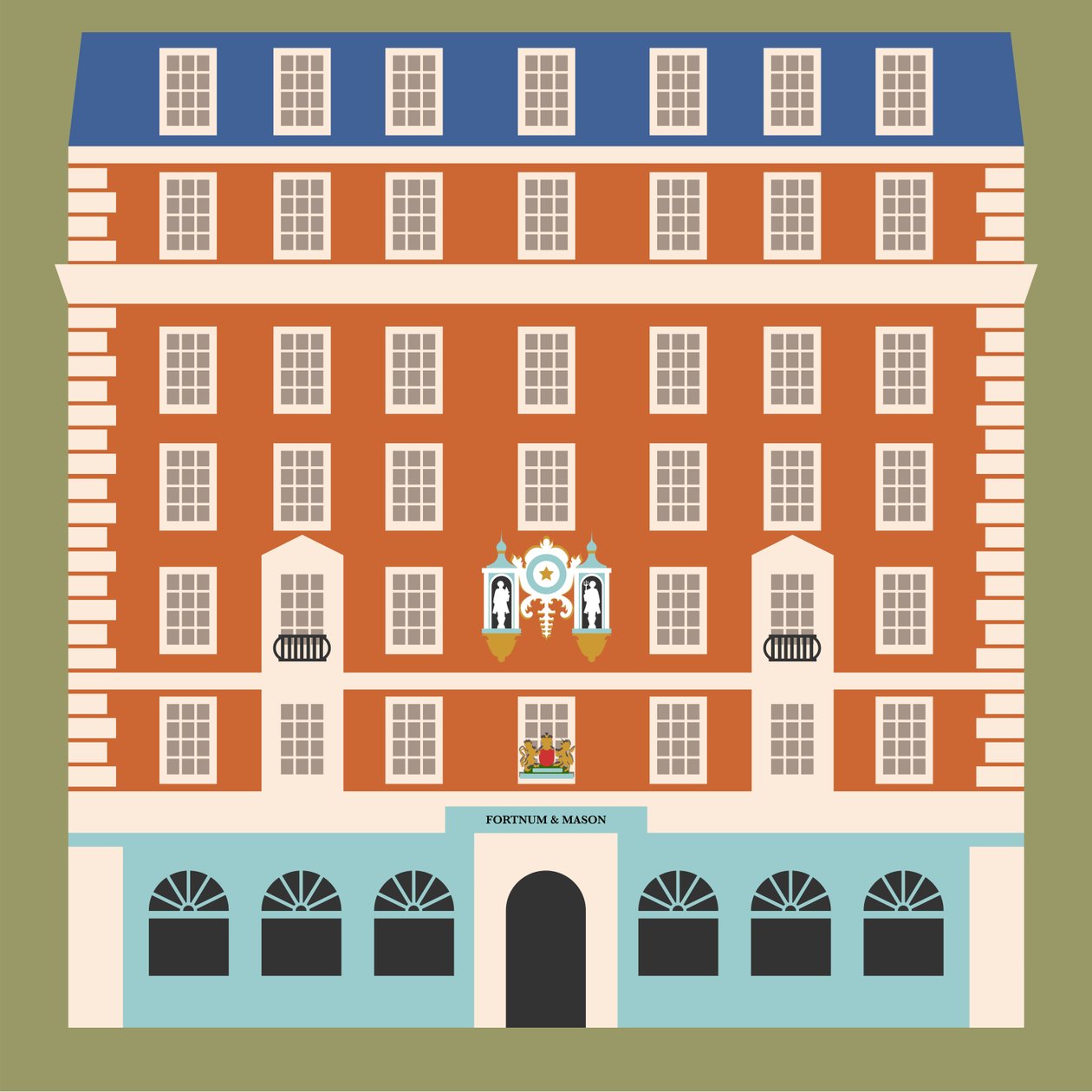 Fortnum e Mason, Piccadilly de Claire Huntley