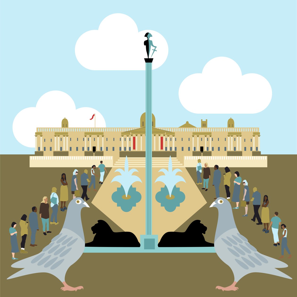 Galeria Nacional, Trafalgar Square de Claire Huntley