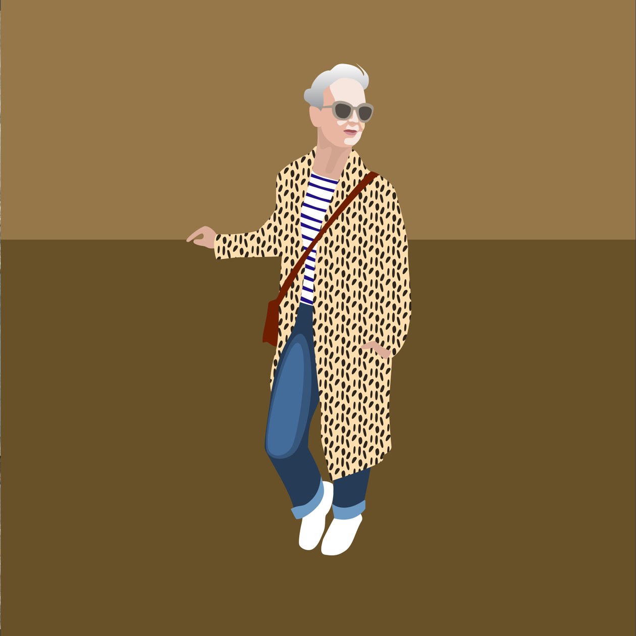 Retrato de Alyson Walsh, fundador da ThatsNotMyAge de Claire Huntley
