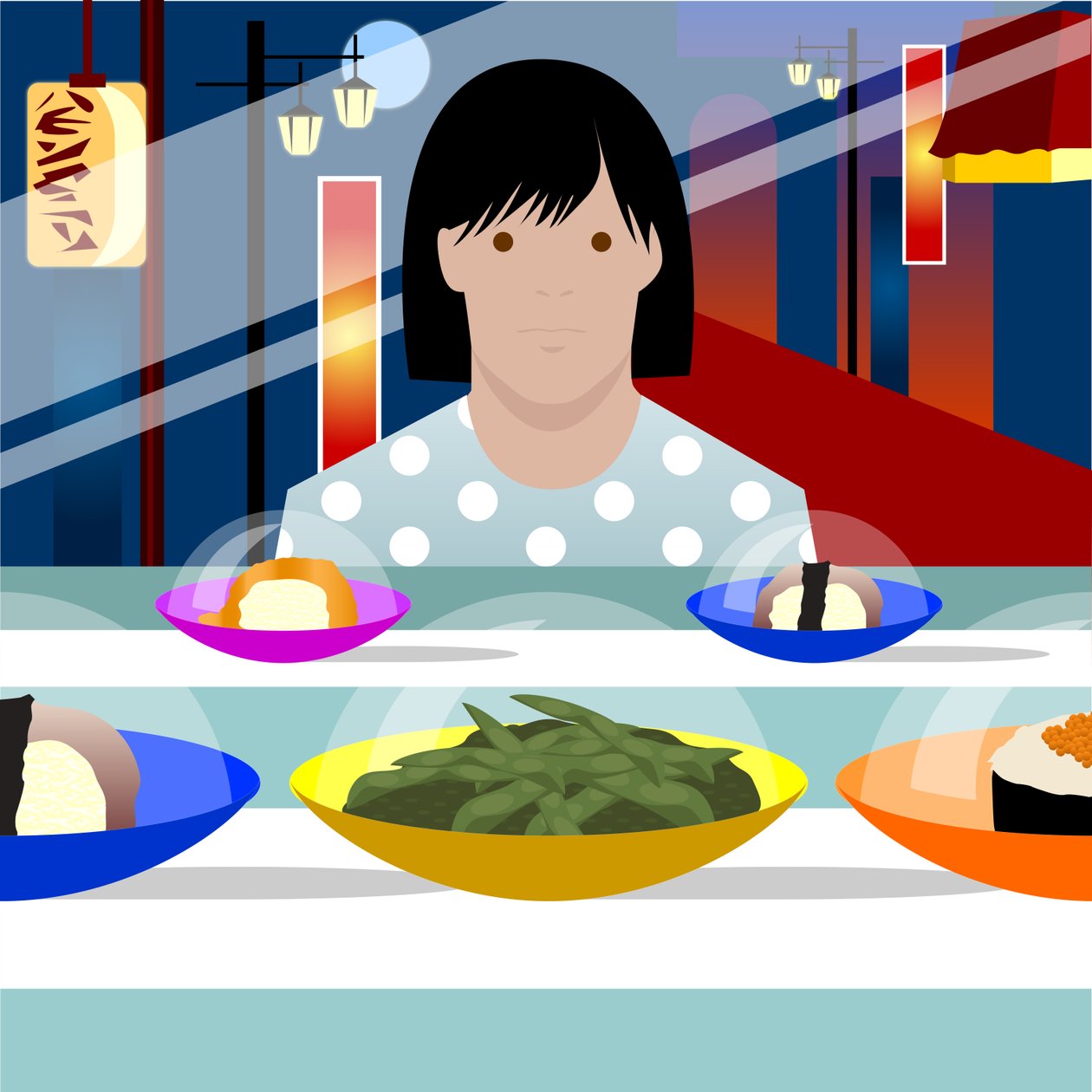 Trem sushi de Claire Huntley