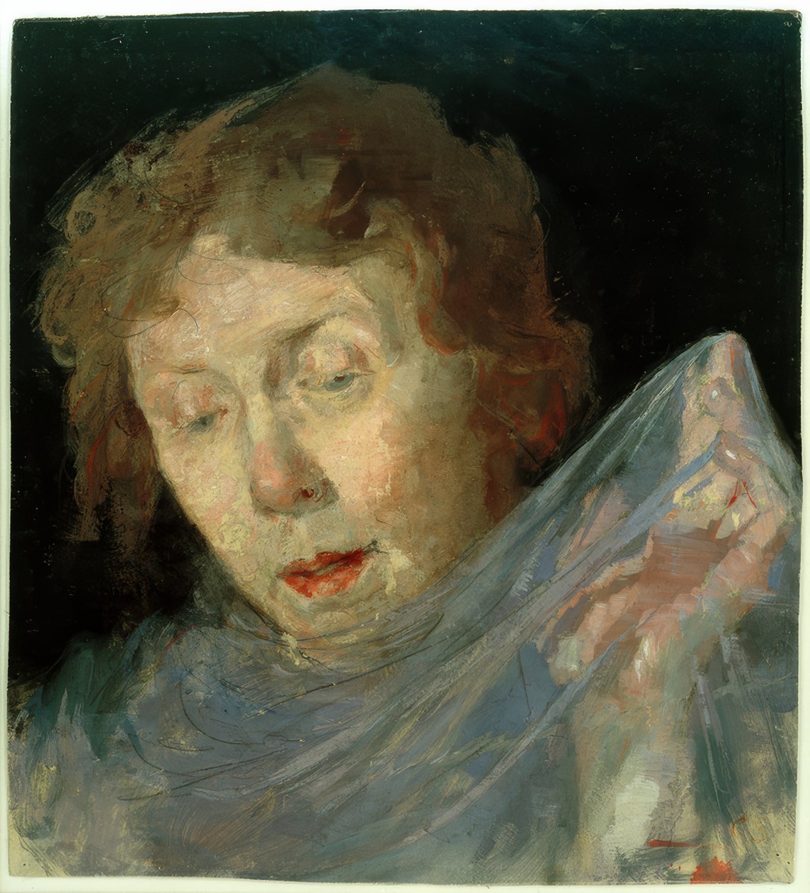 auto-retrato de Clara Siewert