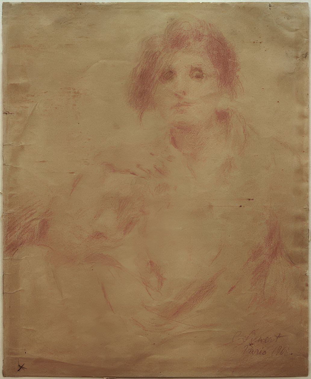 auto-retrato de Clara Siewert