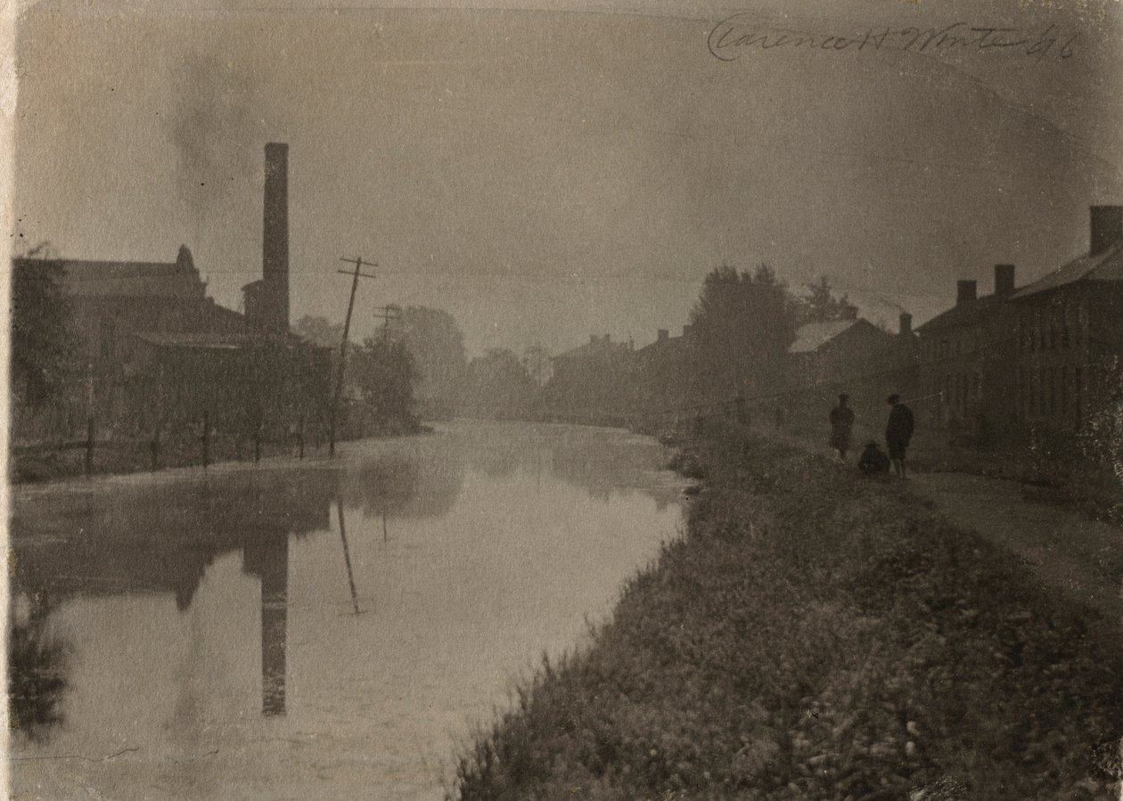 Ao longo do Canal Velho, 1896. de Clarence H. White