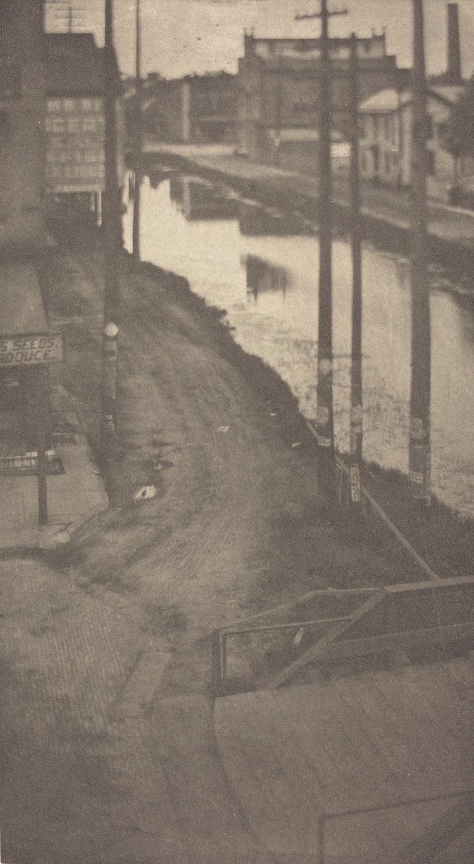 Postes de telégrafo, c.1900. de Clarence H White