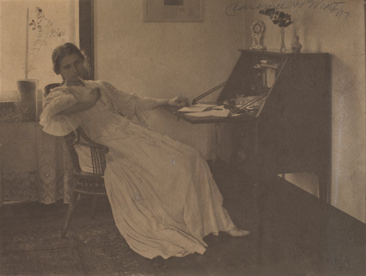 O que devo dizer, 1896. de Clarence H. White