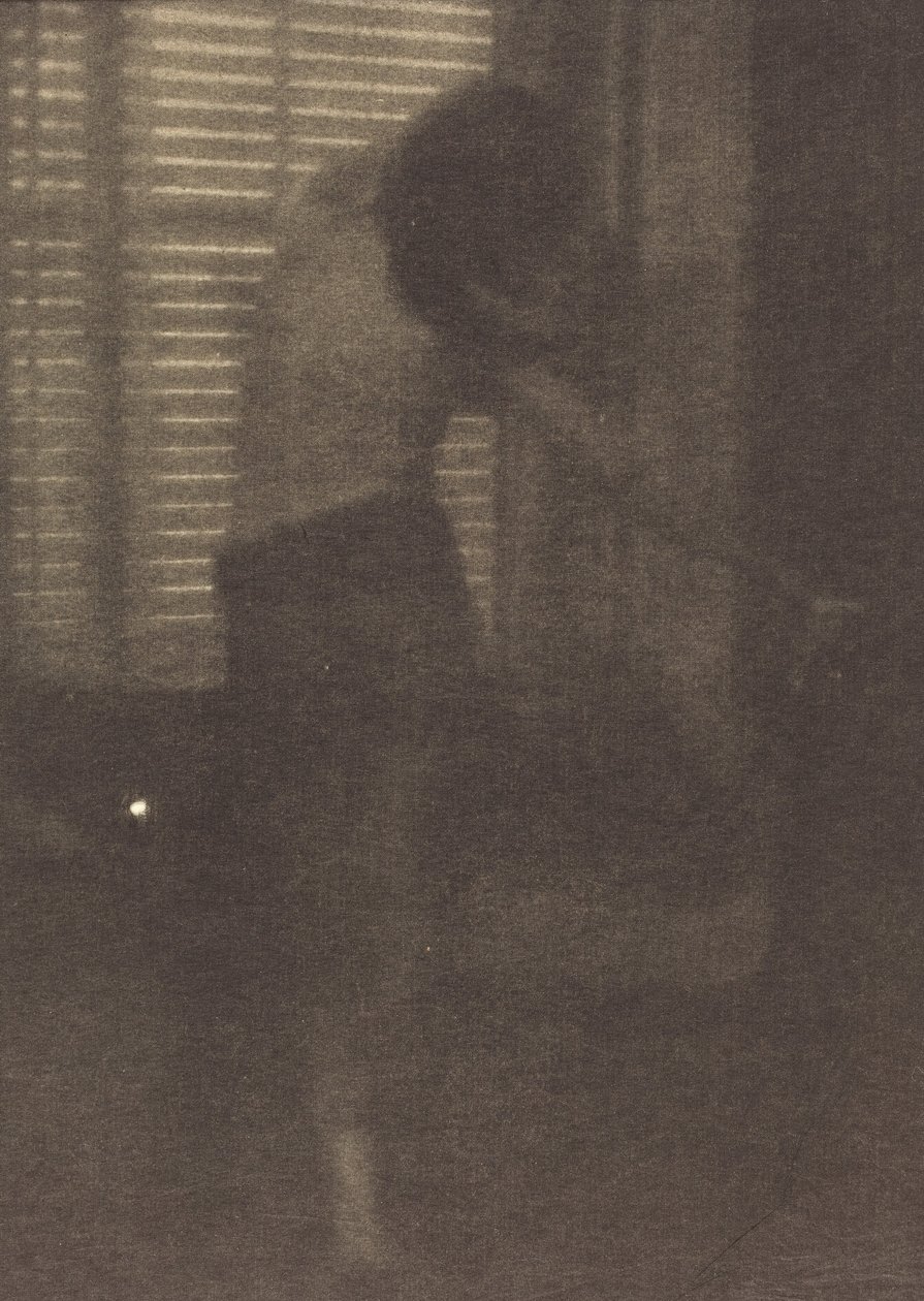 Modelo num estúdio de Nova Iorque, c.1915 (fotografia) de Clarence Henry White