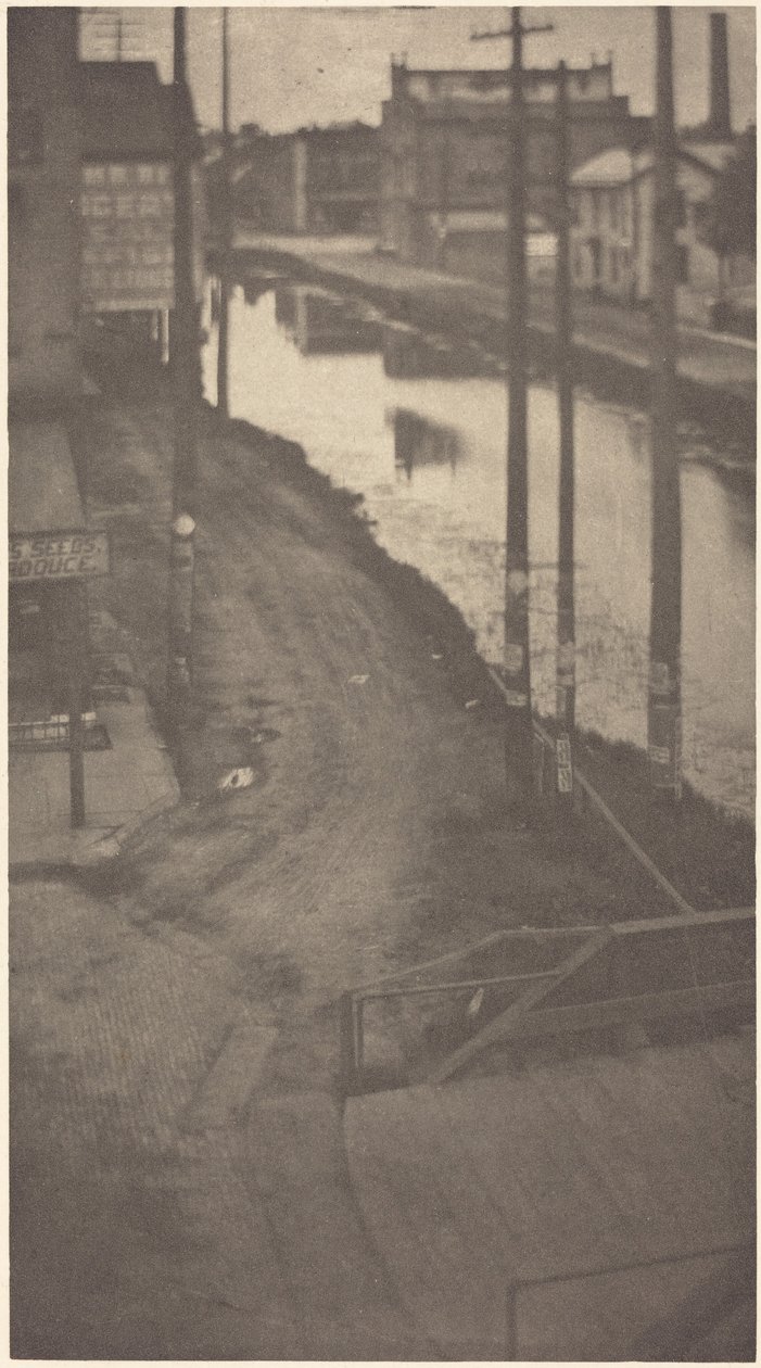 Postes telegráficos, c.1900 (foto) de Clarence Henry White
