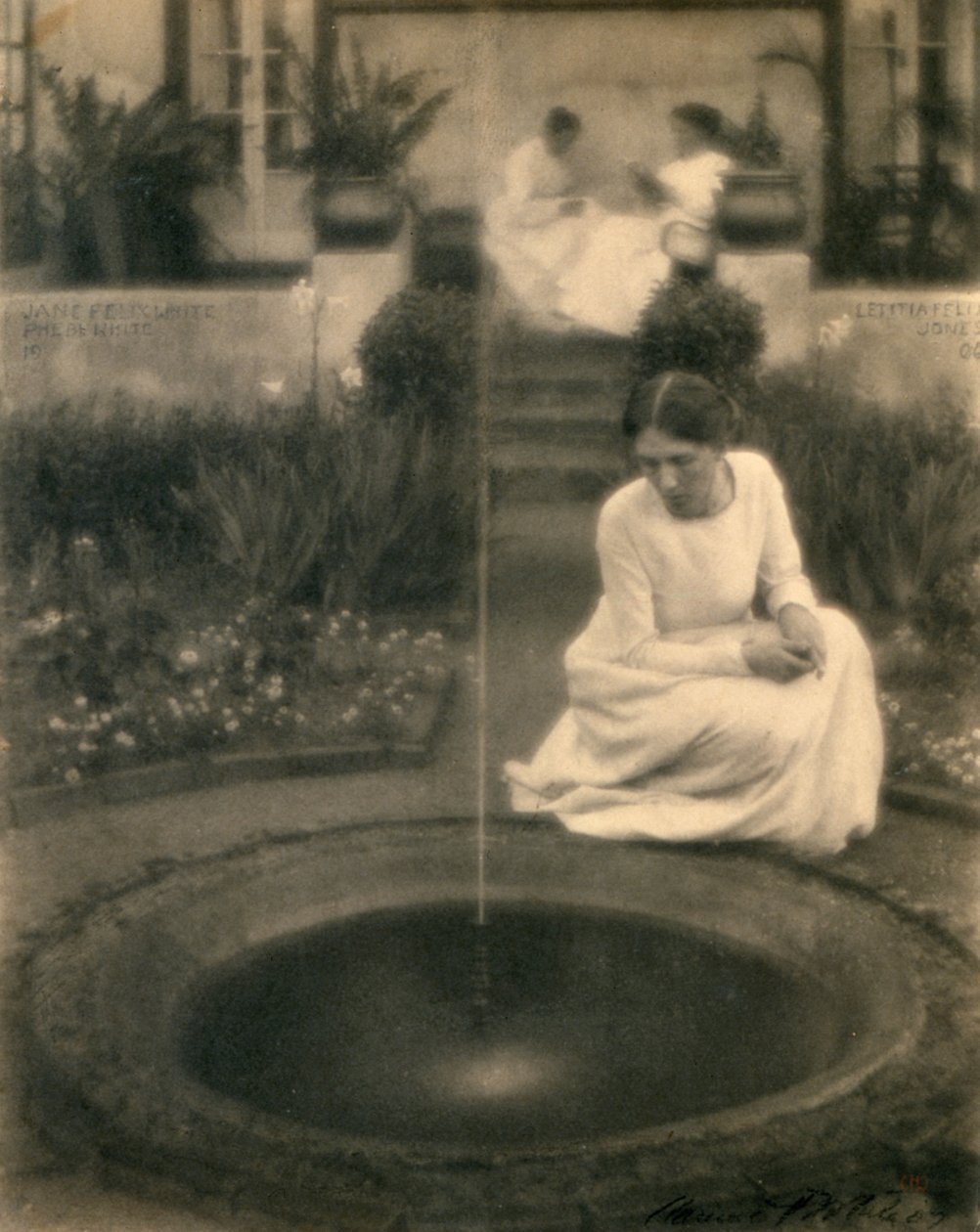A fonte (impressão de platina) de Clarence Henry White