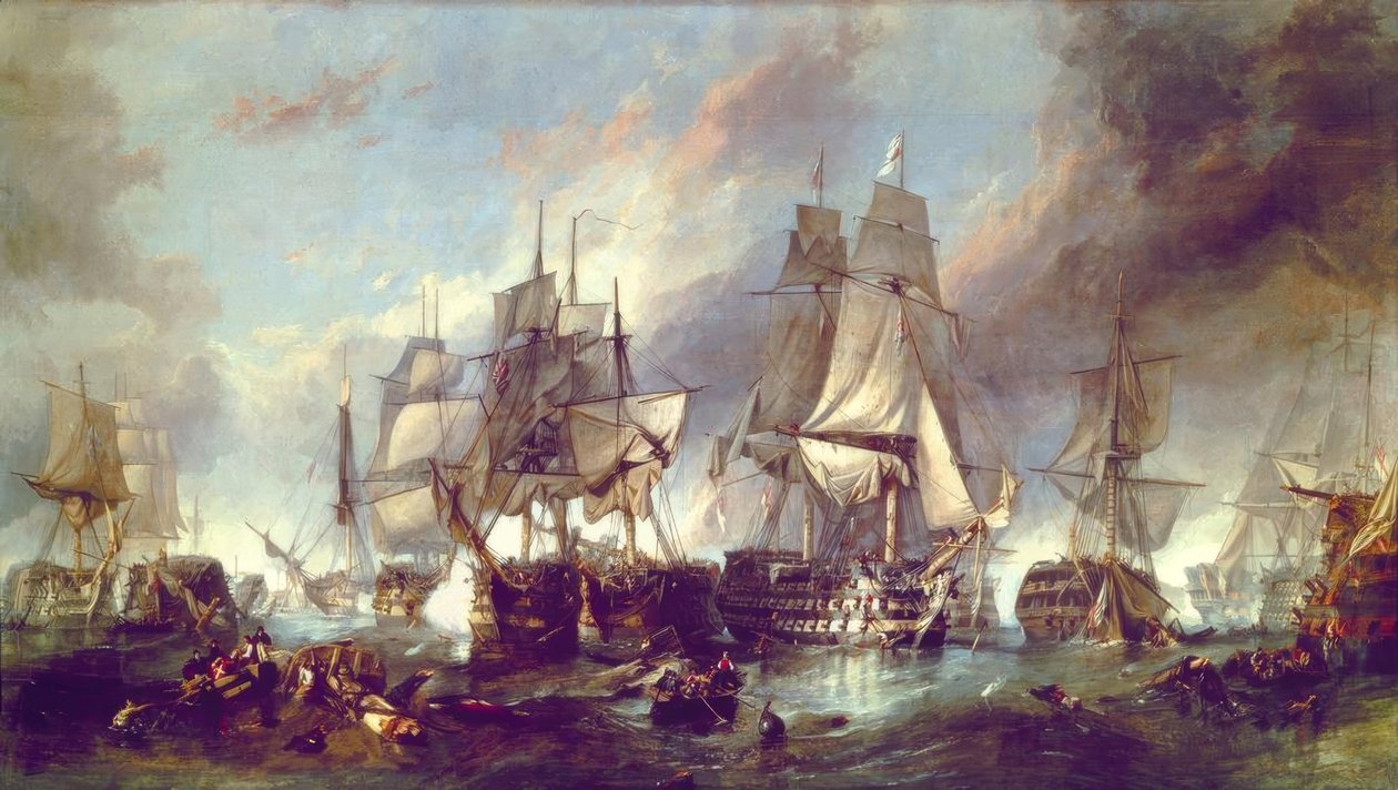 Batalha de Trafalgar de Clarkson Frederick Stanfield