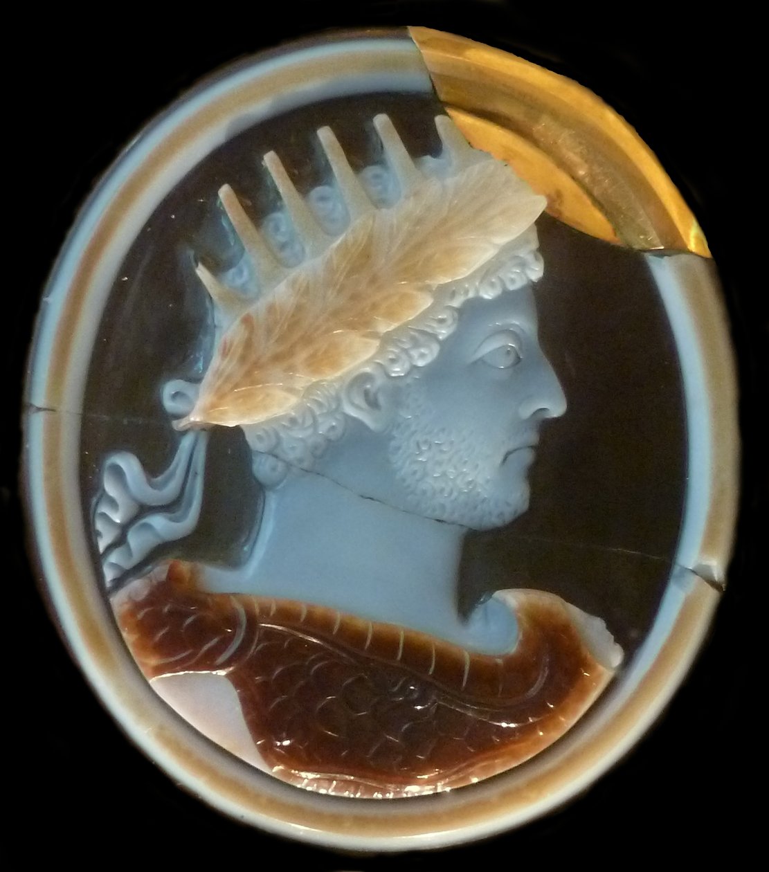 Imperador Commodus Cameo de Classical Antiquities