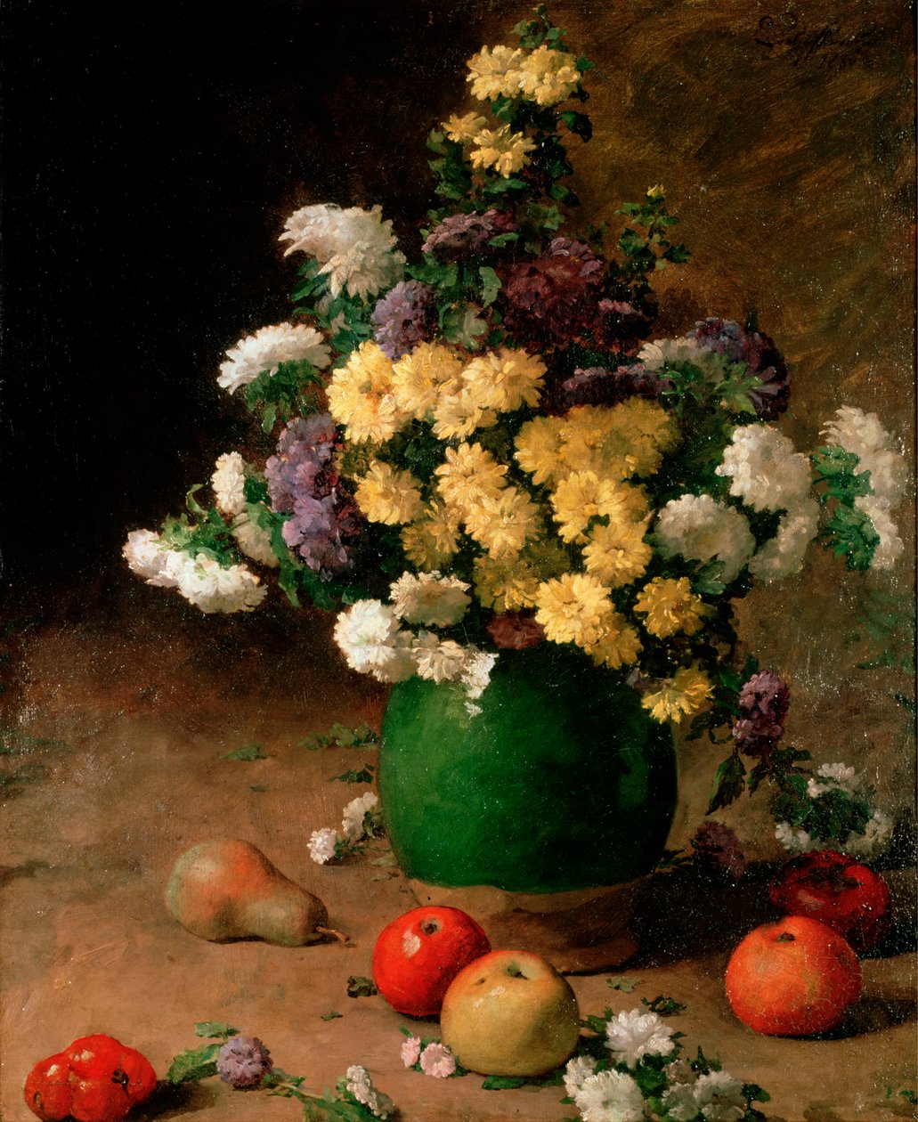 Flores e frutas, 1880 de Claude Emile Schuffenecker