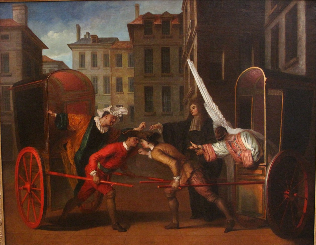 Os dois carros alegóricos de Claude Gillot