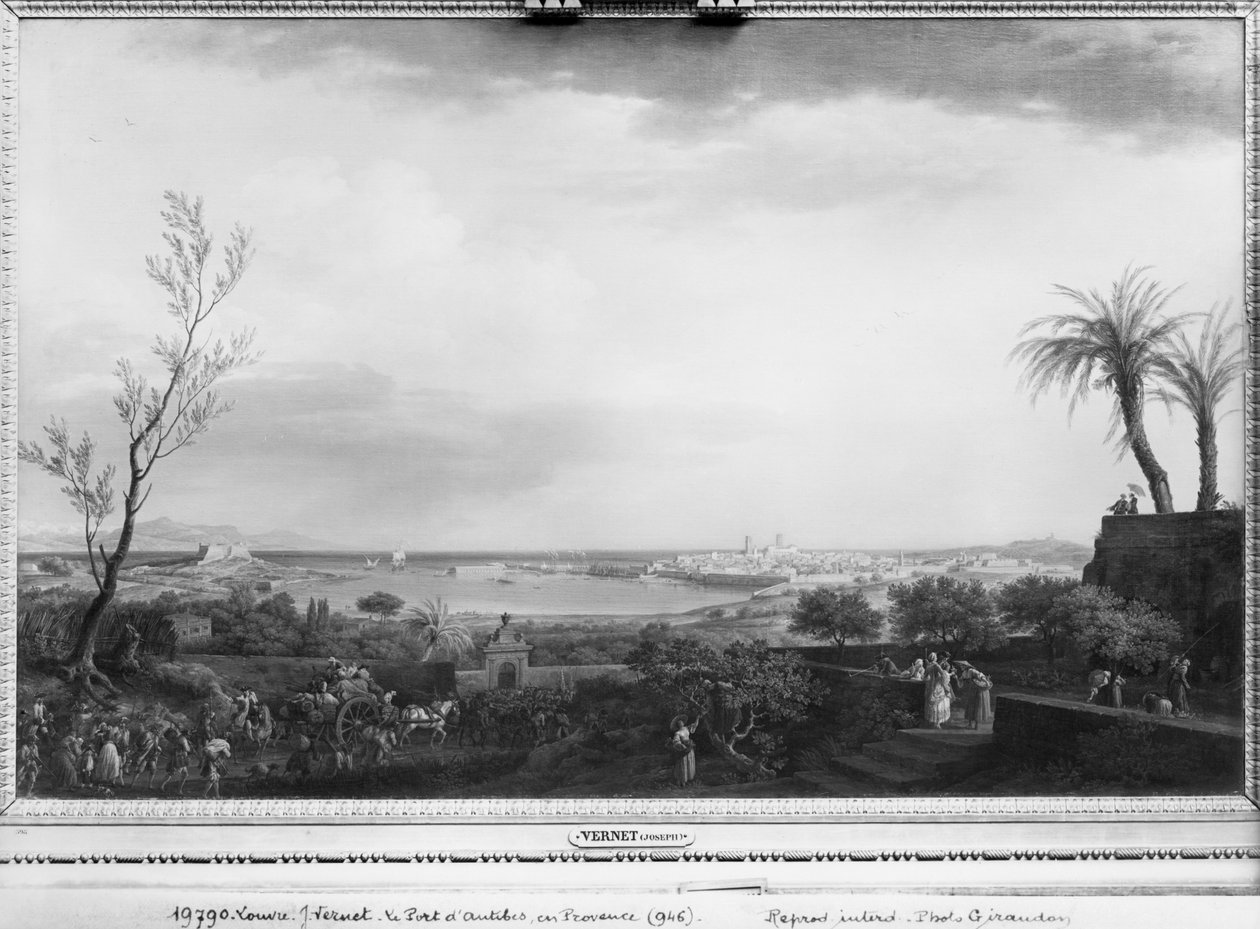 Porto de Antibes, em Provença, 1757 (ver também 414950) de Claude Joseph Vernet