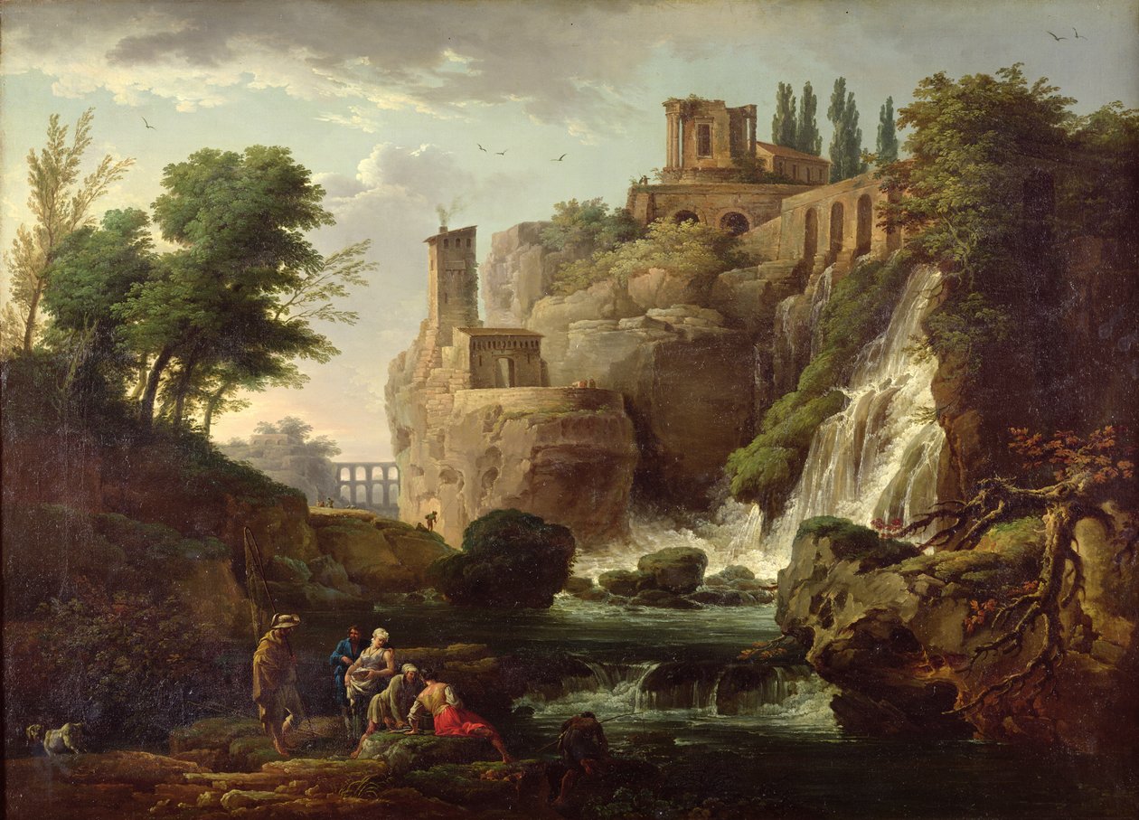 As quedas do Tivoli de Claude Joseph Vernet