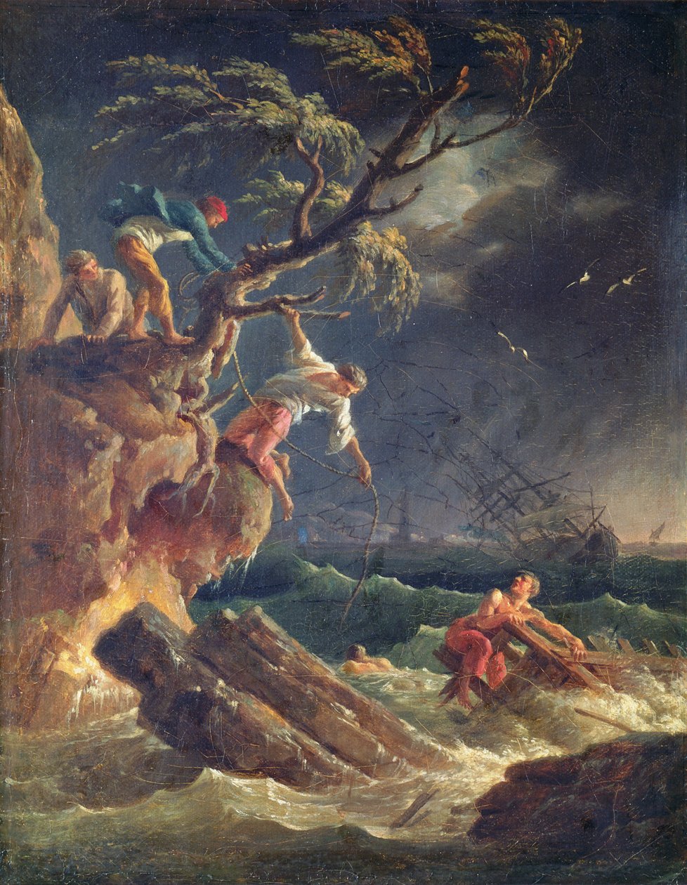 A Tempestade, c.1762 de Claude Joseph Vernet