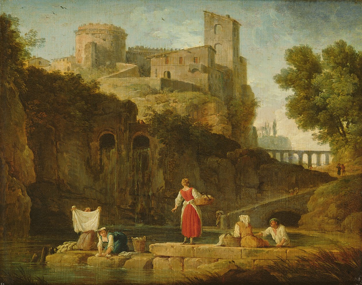 Vista da Itália de Claude Joseph Vernet