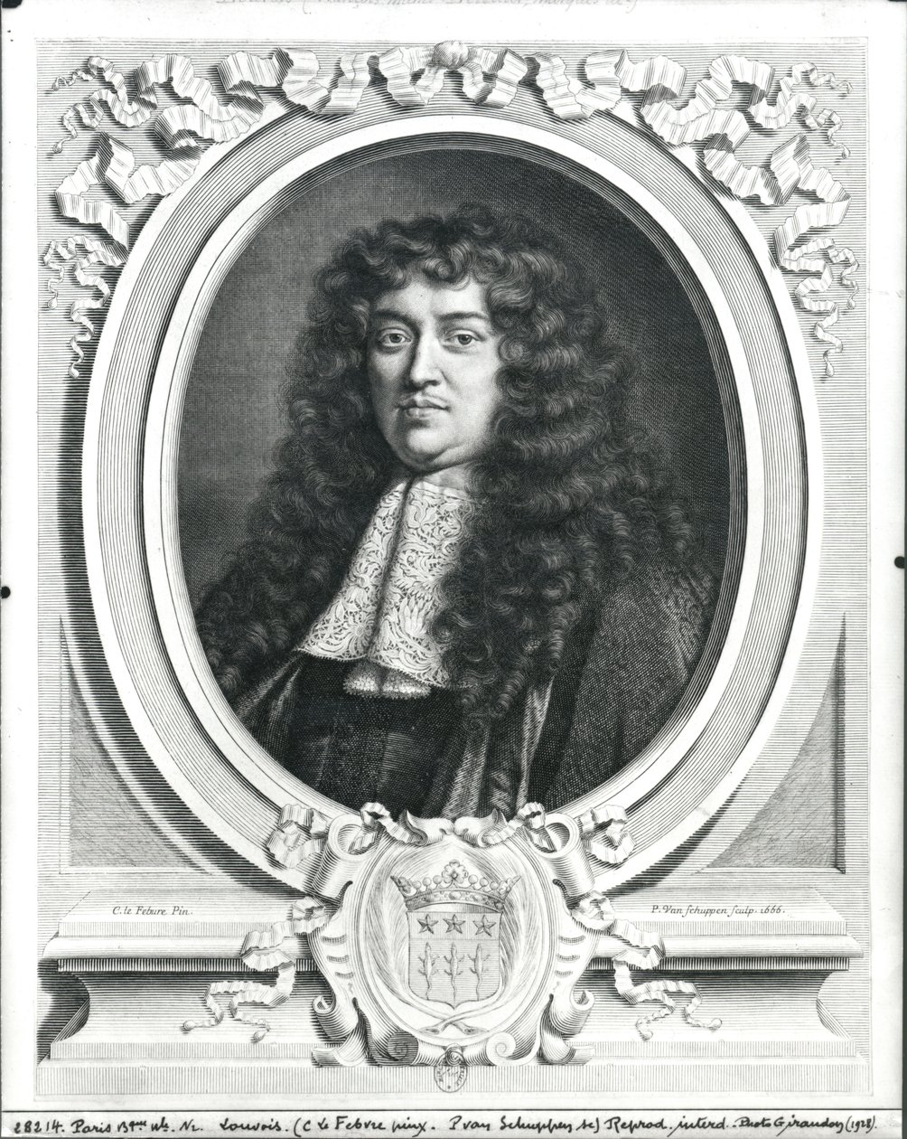 François-Michel Le Tellier (1643-1715) Marquês de Louvois, gravado por Jacques van Schuppen, 1666 de Claude Lefebvre