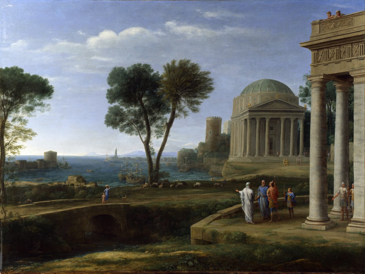Enéias em Delos de Claude Lorrain