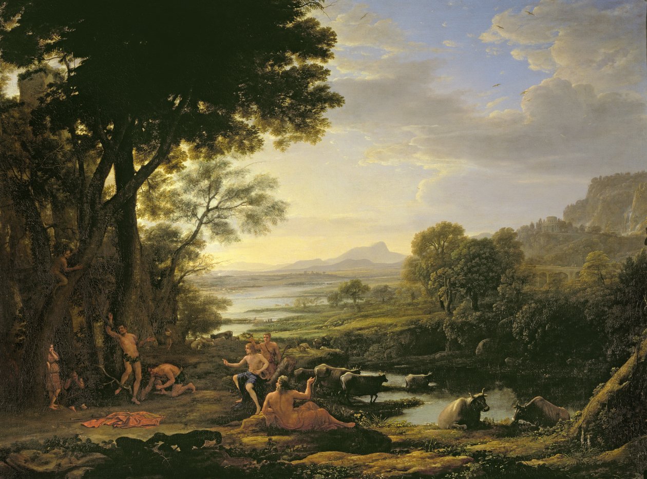 Apollo esfolando Marsyas de Claude Lorrain