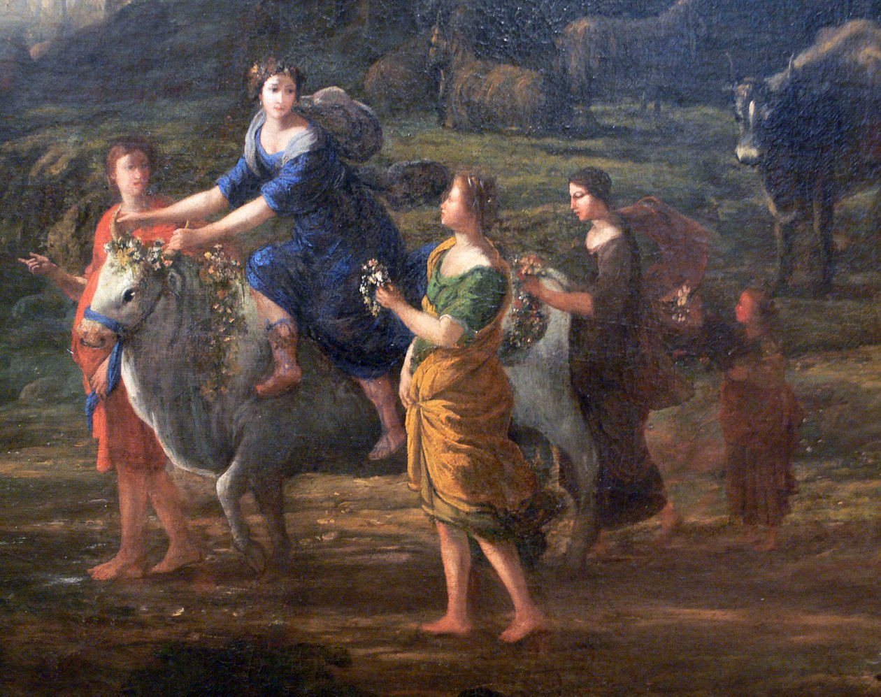 Cena da Costa com Europa e o Touro de Claude Lorrain