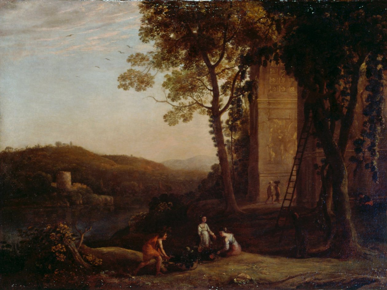 Recolhendo Uvas de Claude Lorrain